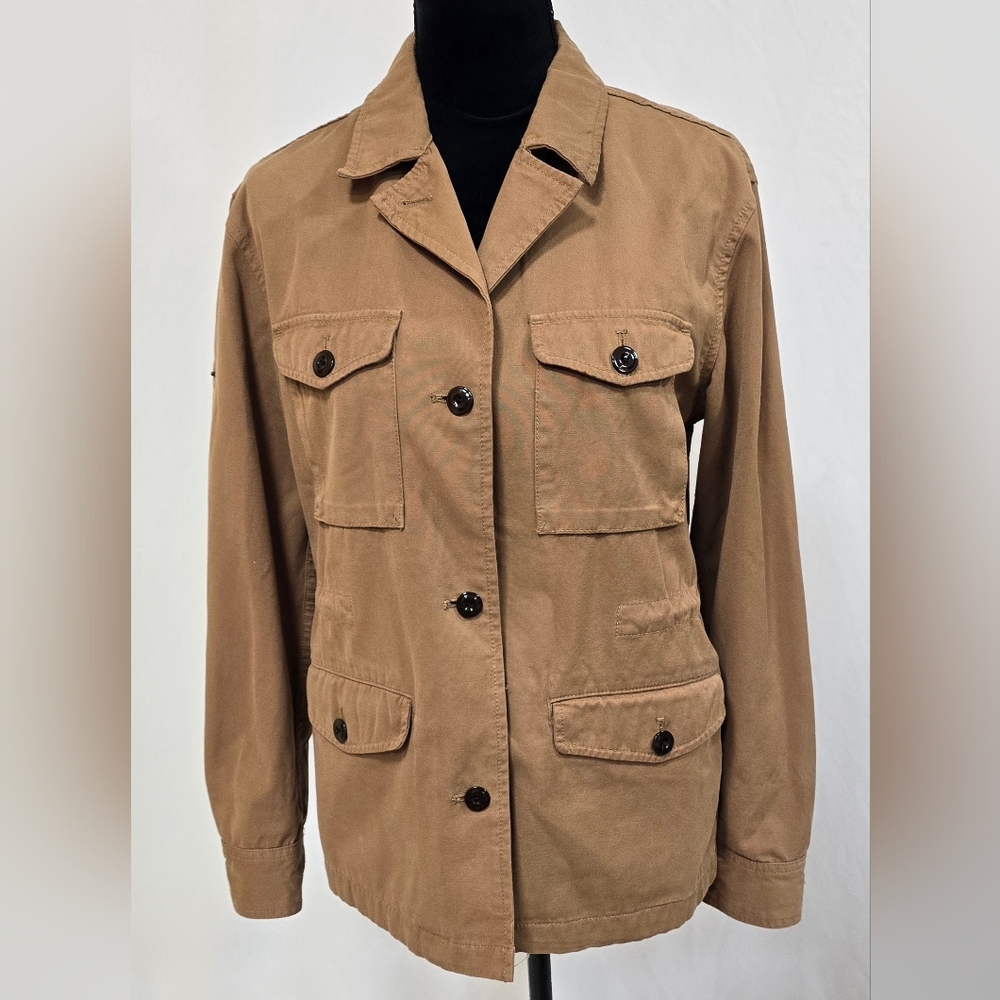 J. crew women S brigadier boyfriend utility cargo‎ jacket gorpcore grungecore